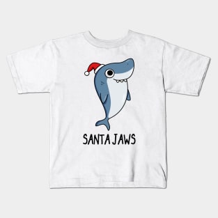 Santa Jaws Christmas Kids T-Shirt